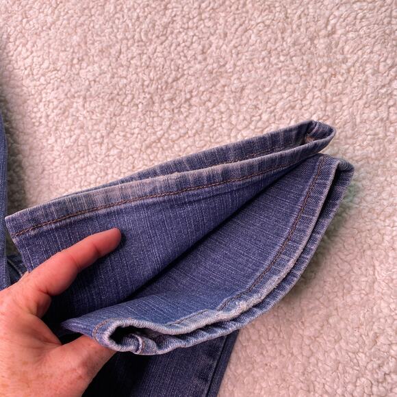 Levi's 515 Fashion High Rise Boot Cut Medium Blue 16 Short - Picture 3 of 14